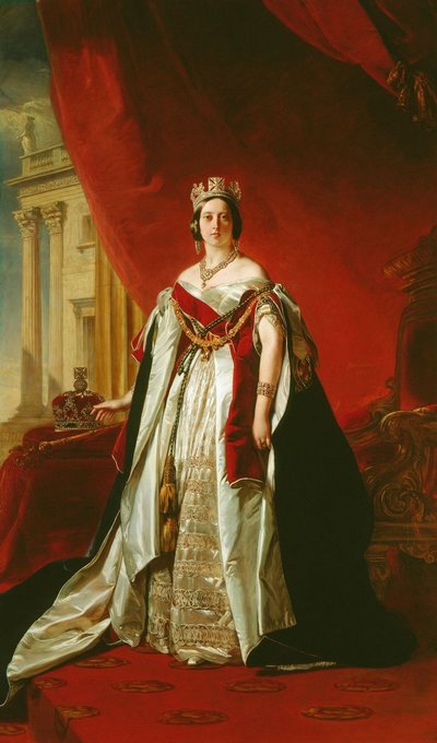 Portrait of Victoria of the United Kingdom by Franz Xaver Winterhalter